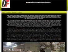 Tablet Screenshot of defurnitureindonesia.com